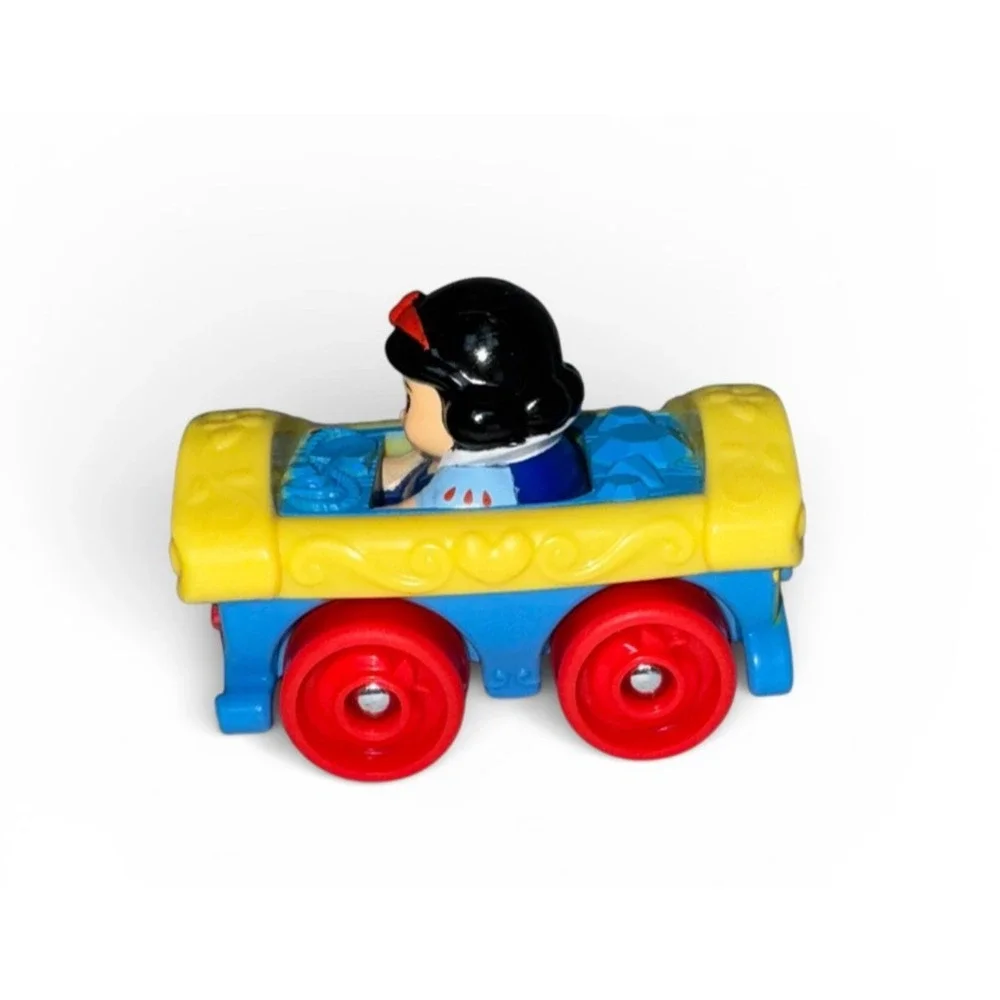 Fisher Price Little People Disney Princess Snow White Wheelie Car Figure Toy